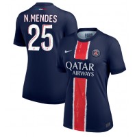 Paris Saint-Germain Nuno Mendes #25 Kotipaita Naiset 2024-25 Lyhythihainen